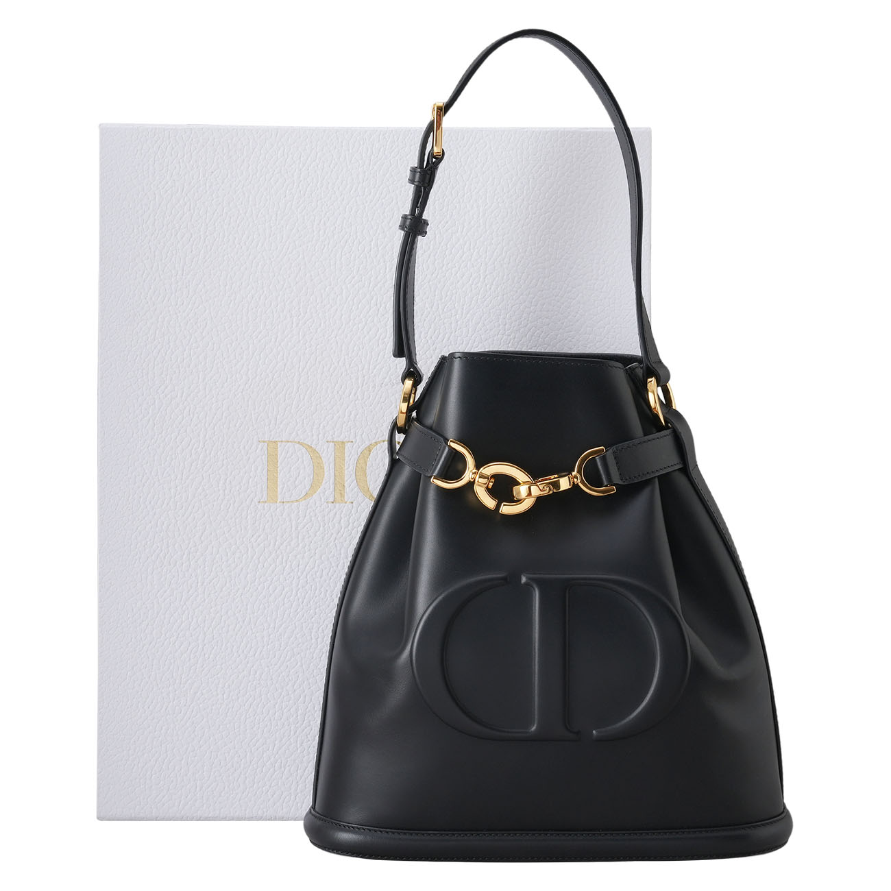 CHRISTIAN DIOR(USED)디올 쎄 디올 미디움 버킷 백